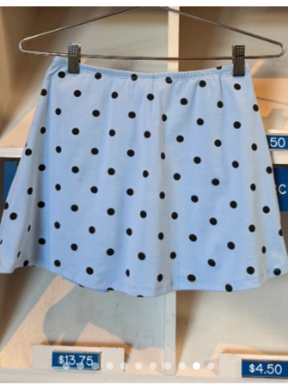 Darcy Skort Lisa Says Gah Blue Dot - S and L